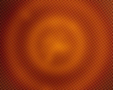 Orange pixelated circles background