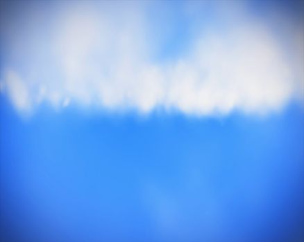 Cloud in blue sky background
