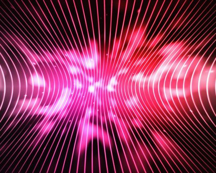 Abstract pink and red lines background