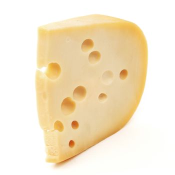 Cheese isolated on white background