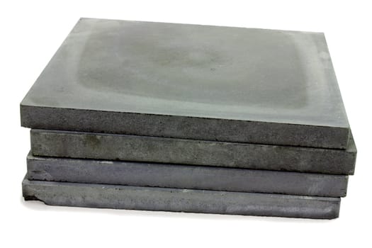 Concrete plates for the device of a strong floor