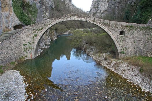 Old stone bridge in Epirus