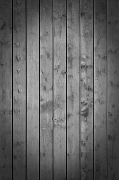 Grey wooden plank wall batten board background