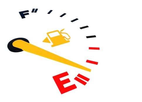 Empty of gas scale to created by three dimensional software