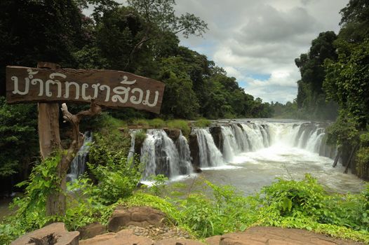 Tad Pha Souam waterfall Bajeng national park, Paksa South Laos.
Photo taken on: July 11th, 2012