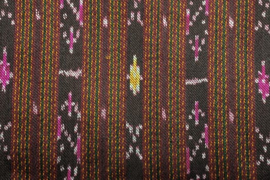 Close Up Pattern of thai silk.