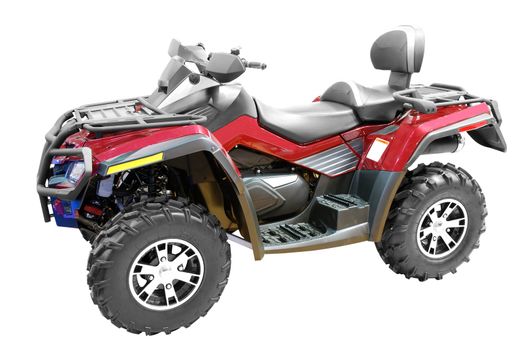 Grand 4x4 atv isolated on white