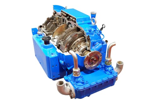 Truck automatic transmission front view