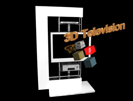 New technology 3d hd television
