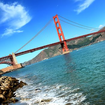 famous Golden Gate Bridge, San Francisco, USA