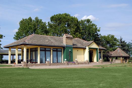 Luxury golf club house for recreation