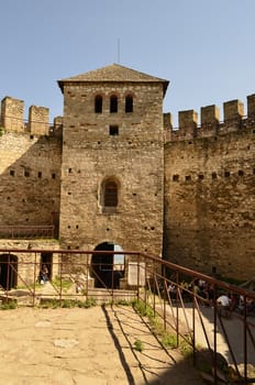 Moldovan fortress of XV century, the city Magpies.