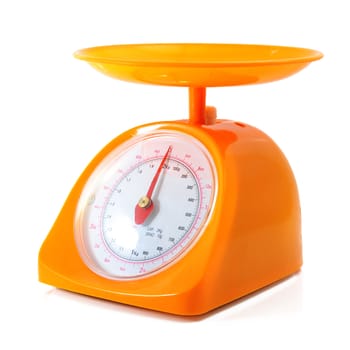 kitchen scale with clipping path