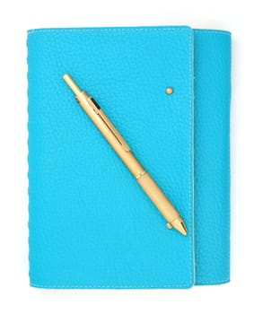 blue notebook