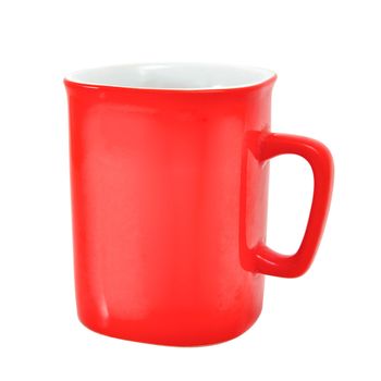 red cup with clipping path