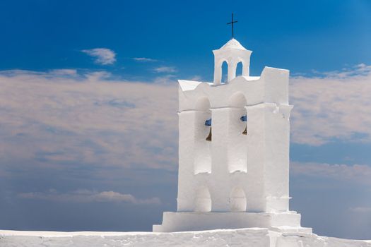 Belfry from one of the numerous chapels on the Greek island of Sifnos