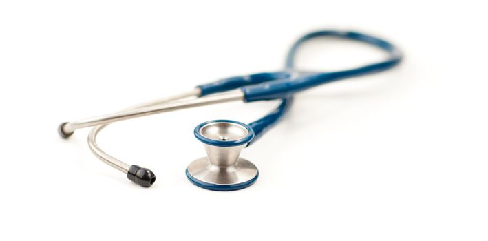 Doctors Stethoscope isolated on white