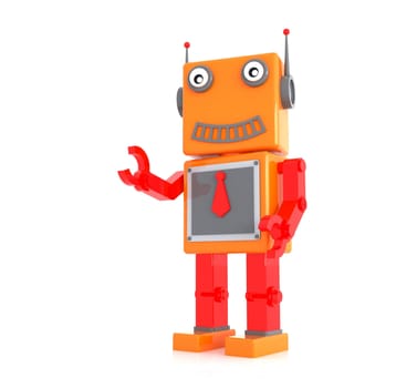 robot toy by three dimensional software