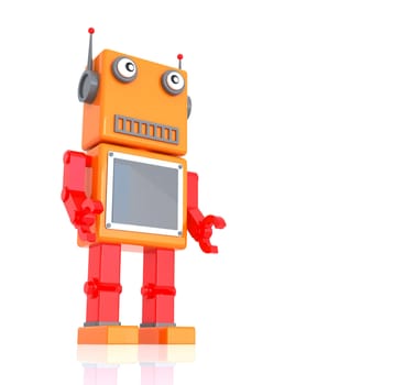 robot toy by three dimensional software