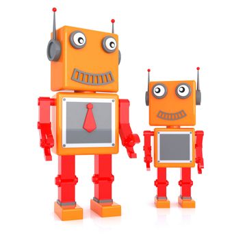 robot toy by three dimensional software