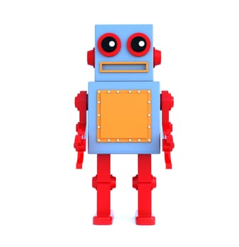 robot toy by three dimensional software