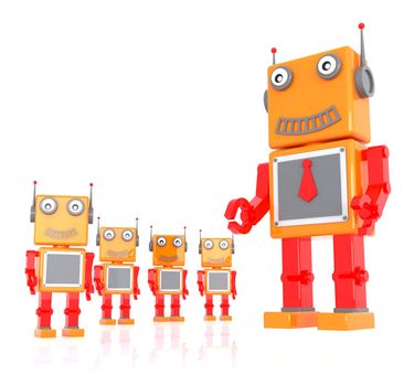 robot toy by three dimensional software