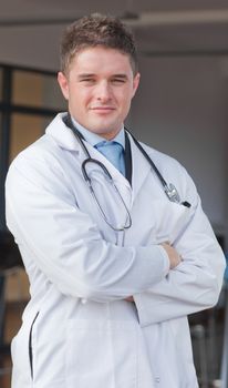 Portrait of a confident surgeon