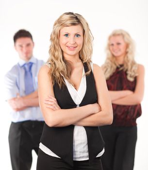 Female Business woman with arms Folded