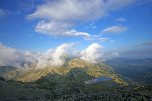 Mountain summit view, Retezat National Park, Romania