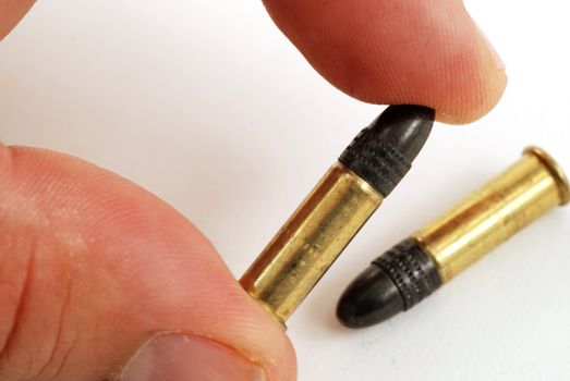 stock pictures of bullets for use in a rifle or gun