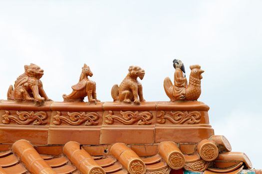 Generality in Thailand, any kind of temple, art decorated in Buddhist church, temple etc. created with money donated by people to hire artist. They are public domain, no restrict in copy or use.This photo is taken under these conditions.