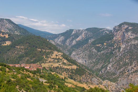 North West of Turkey South Side of Uludag, village of Gelemic at a nice day.