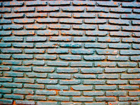 Blue brick pattern