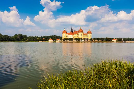 Schloss Moritzburg near Dresden, Germany. Taken from the public road around the lake.