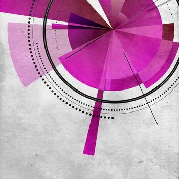 Old paper background with circular abstract design