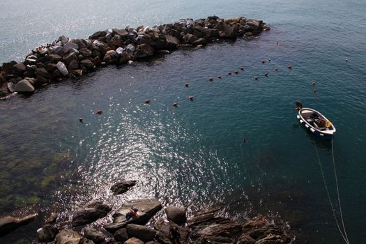 Boat on the sea