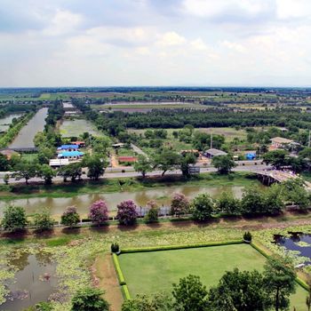 Small town in thailand