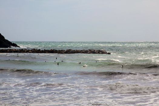 Waves in a stormy day