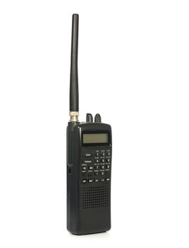 portable radio scanner  with white background
