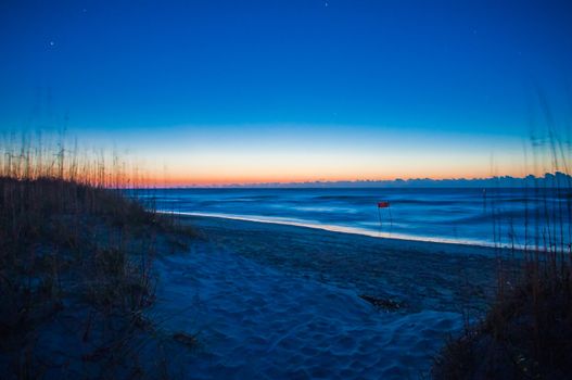 shores of Wrightsville Beach in Wilmington, North Carolina