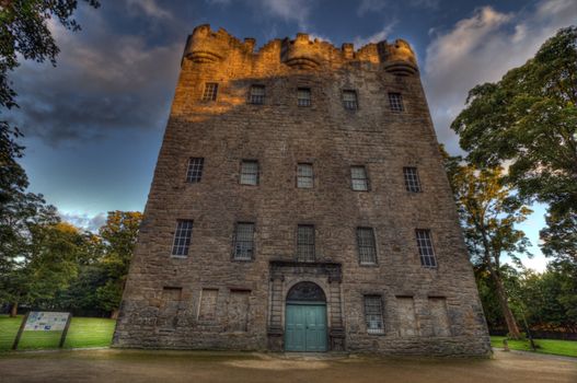 Alloa Tower at Sunset, in Scotland Uk.