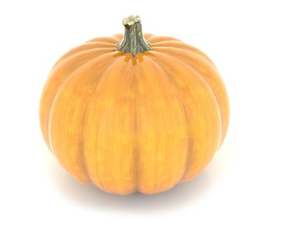 Yellow pumpkin with background