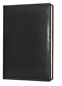 black leather notebook 