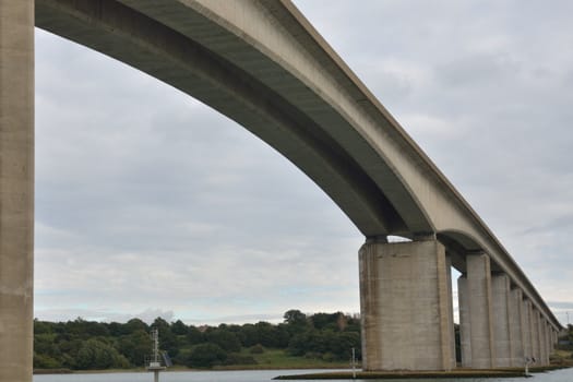 Orwell bridge from Below