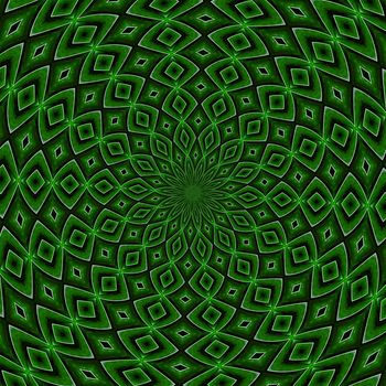 Abstract background with green shapes