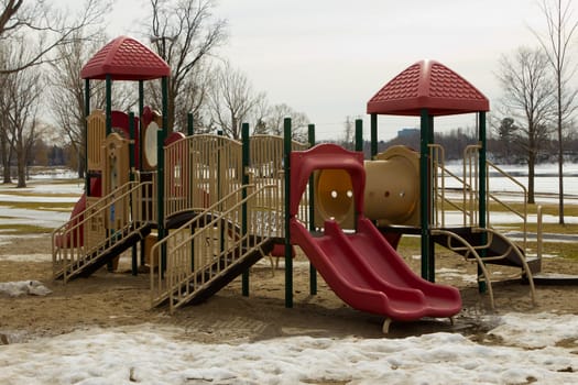 Play structure in the park