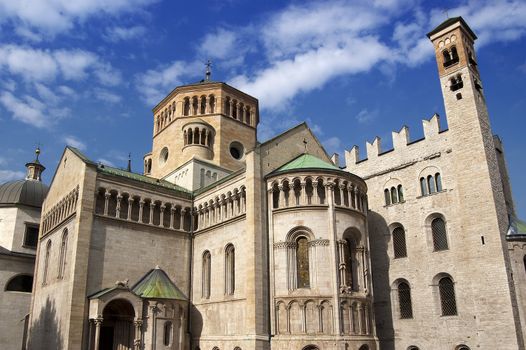 Cathedral of St. Vigilio seat of the Council of Trent Italy (1545-1563) view from the apse