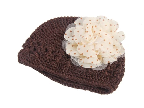 baby hat for boy and girl, on the white background