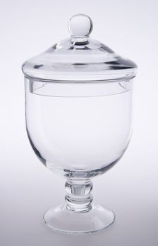 glass candy, cookie jar on the background