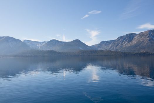 Lake Tahoe is a large freshwater lake in the Sierra Nevada mountains of the United States.